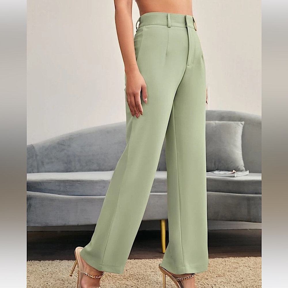 SHEIN | Sage high waisted dress pants - Picture 3 of 3